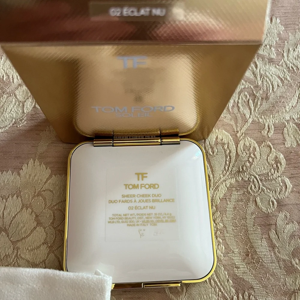 Tom Ford Soleil Sheer Cheek Duo Blush 02 Eclat Nu - Picture 2 of 2